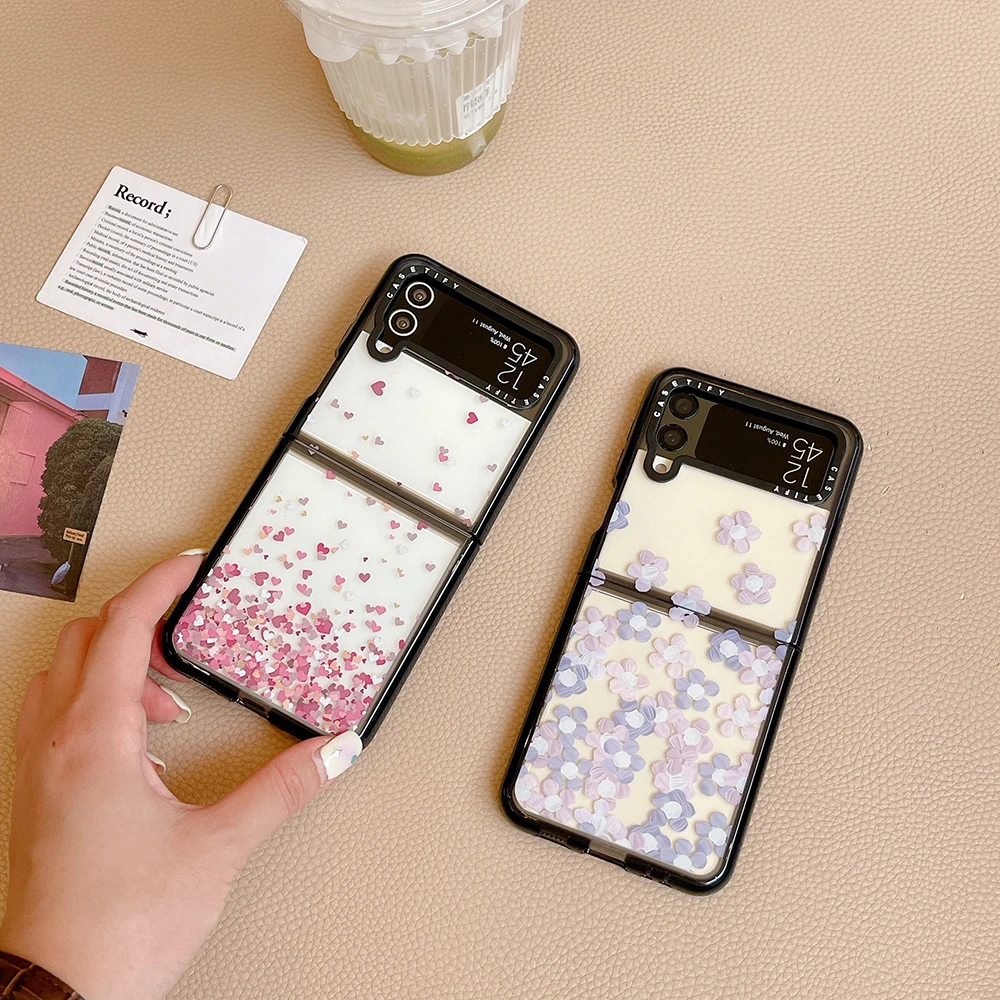 Fashion New Cartoon The Flowers Transparent Phone Case for Samsung Galaxy ZFlip 3 ZFlip 4 5G Fold Couple Anti-drop Back Cover
Fashion New Cartoon The Flowers Transparent Phone Case for Samsung Galaxy ZFlip 3 ZFlip 4 5G Fold Couple Anti-drop Back Cover
