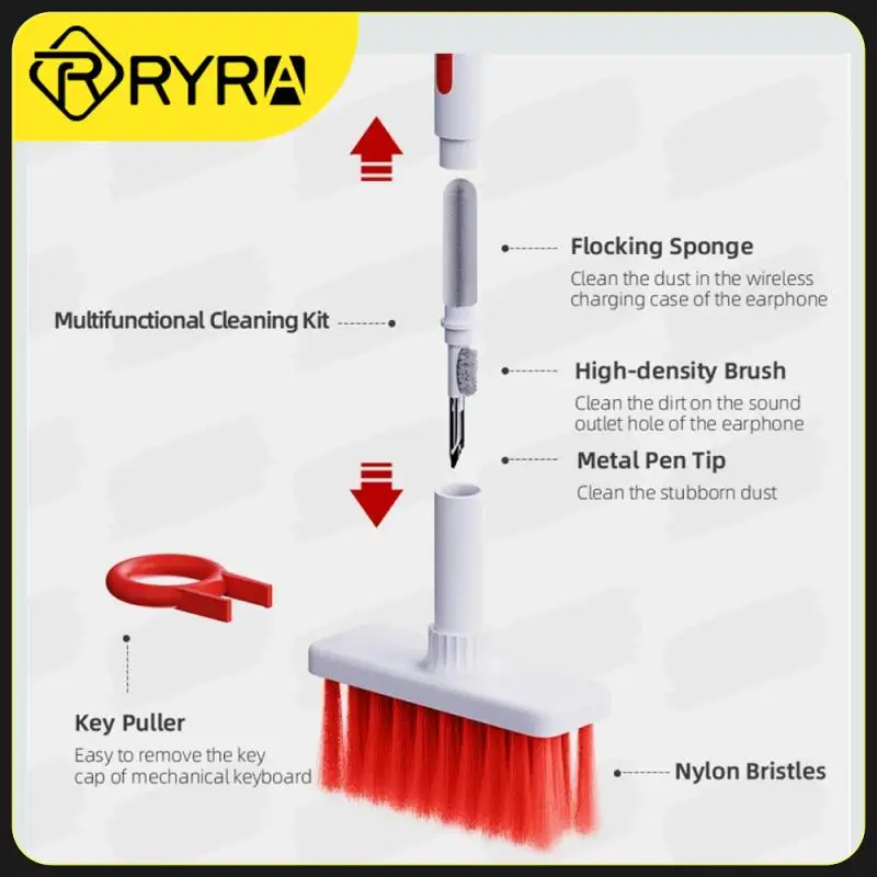 Инструмент для чистки наушников RYRA, портативный набор клавиатуры, инструменты для чистки клавиатуры телефона
Инструмент для чистки наушников RYRA, портативный набор клавиатуры, инструменты для чистки клавиатуры телефона