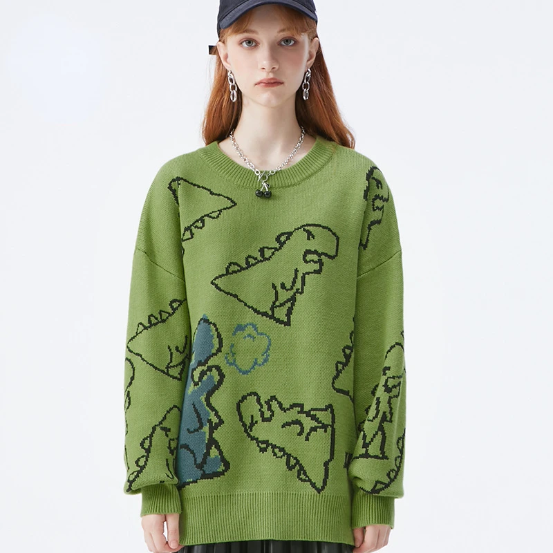 Hikigawa Casual All Match Kawaii Print Women Sweaters O Neck Long Sleeve Knitted Pullovers Sweet Loose Grunge Jumpers Women
Hikigawa Casual All Match Kawaii Print Women Sweaters O Neck Long Sleeve Knitted Pullovers Sweet Loose Grunge Jumpers Women
