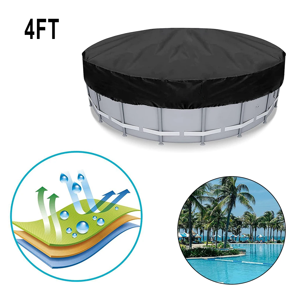 Swimming Pool Cover 120cm Waterproof Dustproof Pool Cloth Round Mat Garden Rainproof Dust Cover UV Resistant Mat Pool Accessorie
Swimming Pool Cover 120cm Waterproof Dustproof Pool Cloth Round Mat Garden Rainproof Dust Cover UV Resistant Mat Pool Accessorie