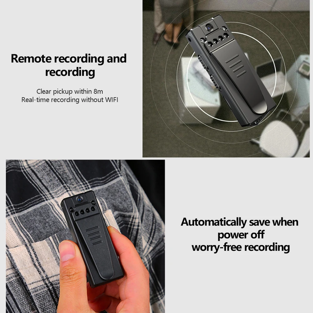 1 Pcs Camera Clip Camera 30 Frames Brand New H.264 Video Coding High Definition Night Vision High Quality 1080P
1 Pcs Camera Clip Camera 30 Frames Brand New H.264 Video Coding High Definition Night Vision High Quality 1080P