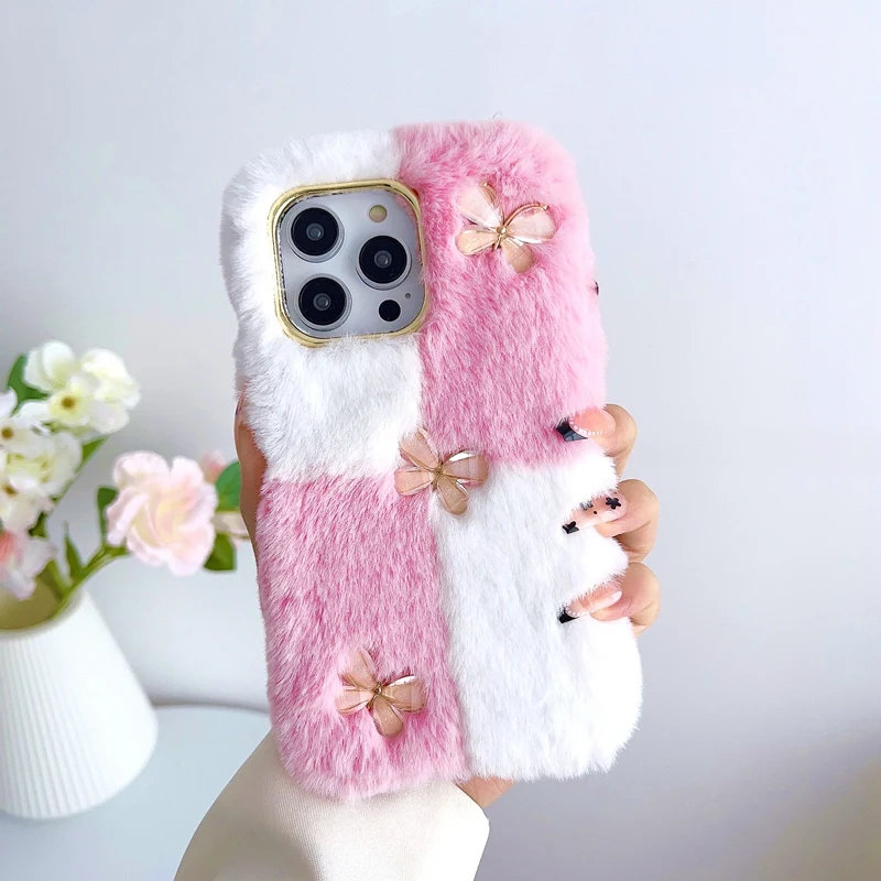 3D Butterfly Rhinestone Case for iPhone 14 13 12 11 Pro 14 Plus 14 Pro 14 Pro Max 7 8 Plus XR XS MAX Soft Artificial Hair Cover
3D Butterfly Rhinestone Case for iPhone 14 13 12 11 Pro 14 Plus 14 Pro 14 Pro Max 7 8 Plus XR XS MAX Soft Artificial Hair Cover
