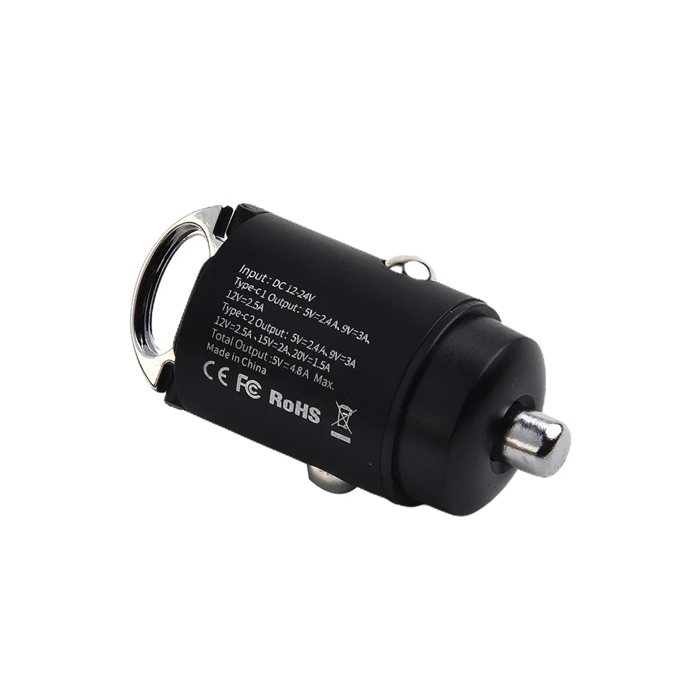 Adapter Car Phone Charger 30W Type-C Accessories Black Electronic Fast Charging In-Car Replacement Connection Connector
Adapter Car Phone Charger 30W Type-C Accessories Black Electronic Fast Charging In-Car Replacement Connection Connector