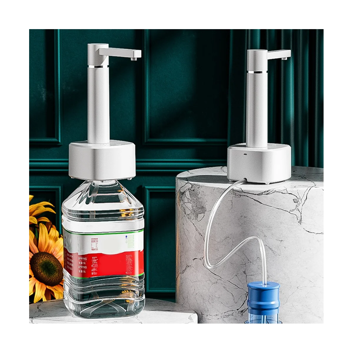 Электрический насос для воды, автоматический диспенсер для питьевой воды, настольный перезаряжаемый, для дома и офиса