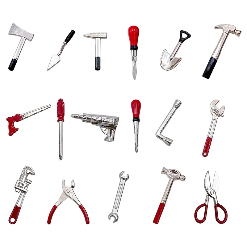 -17PCS 1:12 Dollhouse Miniature Tools Repair Multi-Tool Model Set For Dollhouse Decoration Accessories Mini Yard Supplies
-17PCS 1:12 Dollhouse Miniature Tools Repair Multi-Tool Model Set For Dollhouse Decoration Accessories Mini Yard Supplies