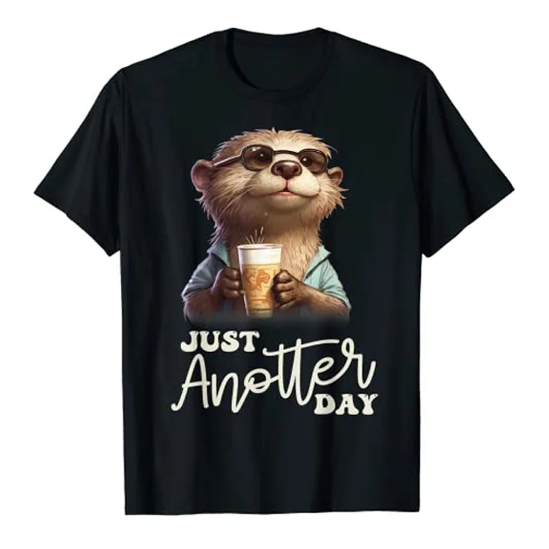 Funny Otter T-shirt - Just Anotter Day for Otter-Lover Tee Cute Otter Wearing Glasses and Drinking A Cup of Coffee Life Clothes
Funny Otter T-shirt - Just Anotter Day for Otter-Lover Tee Cute Otter Wearing Glasses and Drinking A Cup of Coffee Life Clothes