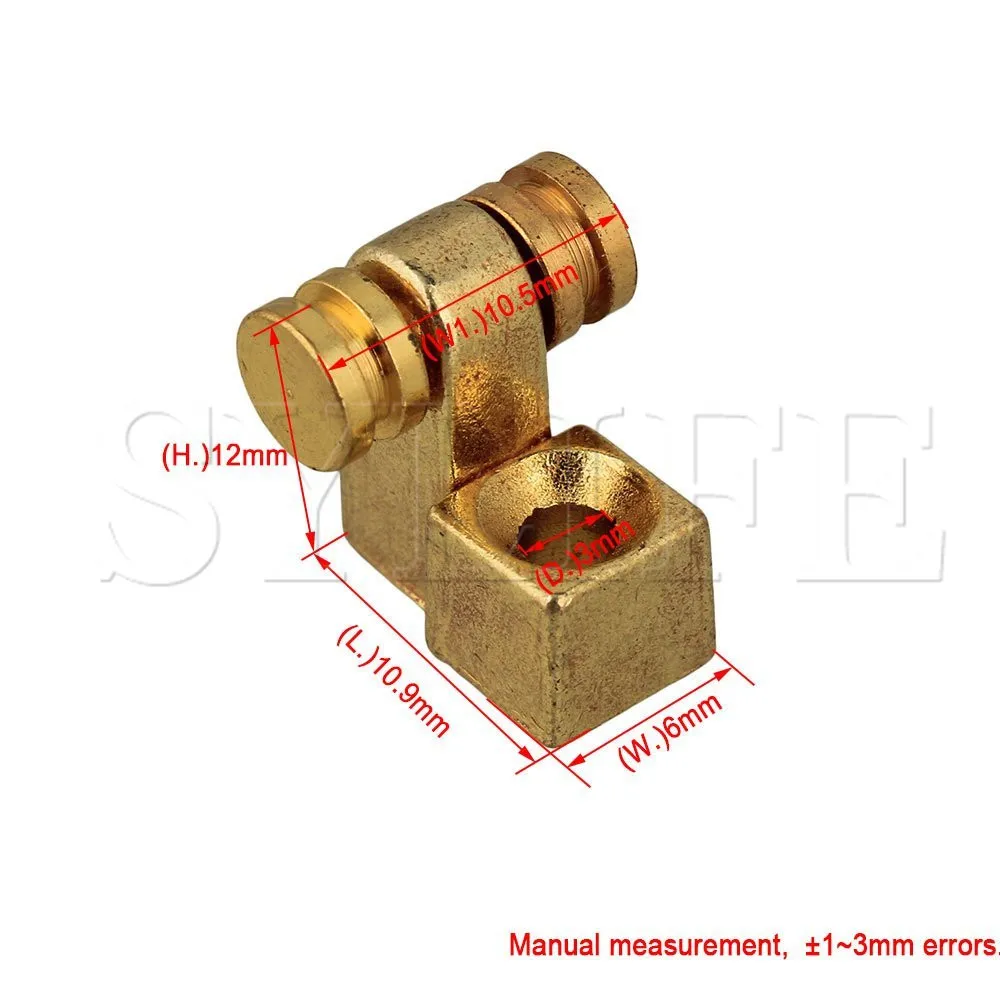 Golden Metal Guitar String Tree Retainer Roller Design for Electric Guitar Pack of 2
Golden Metal Guitar String Tree Retainer Roller Design for Electric Guitar Pack of 2