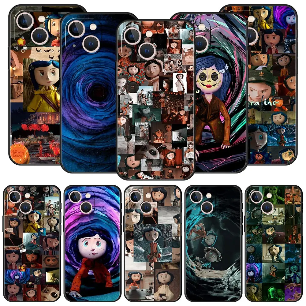 Coraline and the magic door Movie Luxury Phone Case For iPhone 11 12 13 Pro Max Mini X XR XS 7 8 Plus SE 2020 Soft Black Cover
Coraline and the magic door Movie Luxury Phone Case For iPhone 11 12 13 Pro Max Mini X XR XS 7 8 Plus SE 2020 Soft Black Cover