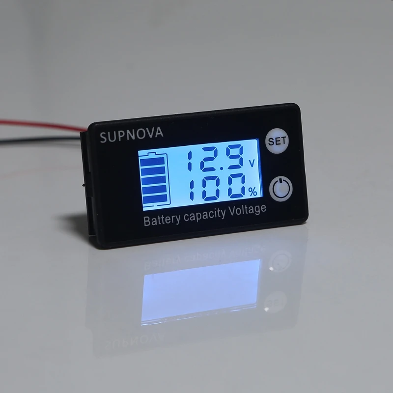 Lithium Voltmeter Voltage Gauge Car Motorcycle 12V 24V 48V 60V Battery Capacity Indicator 7-68V Lead Acid Lithium
Lithium Voltmeter Voltage Gauge Car Motorcycle 12V 24V 48V 60V Battery Capacity Indicator 7-68V Lead Acid Lithium