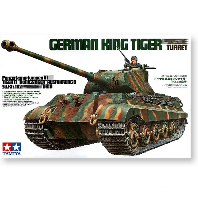 Tamiya 35169 1/35 Немецкий Sdkfz.182 King Tiger II Ausf. B Порше револьверный комплект
Tamiya 35169 1/35 Немецкий Sdkfz.182 King Tiger II Ausf. B Порше револьверный комплект