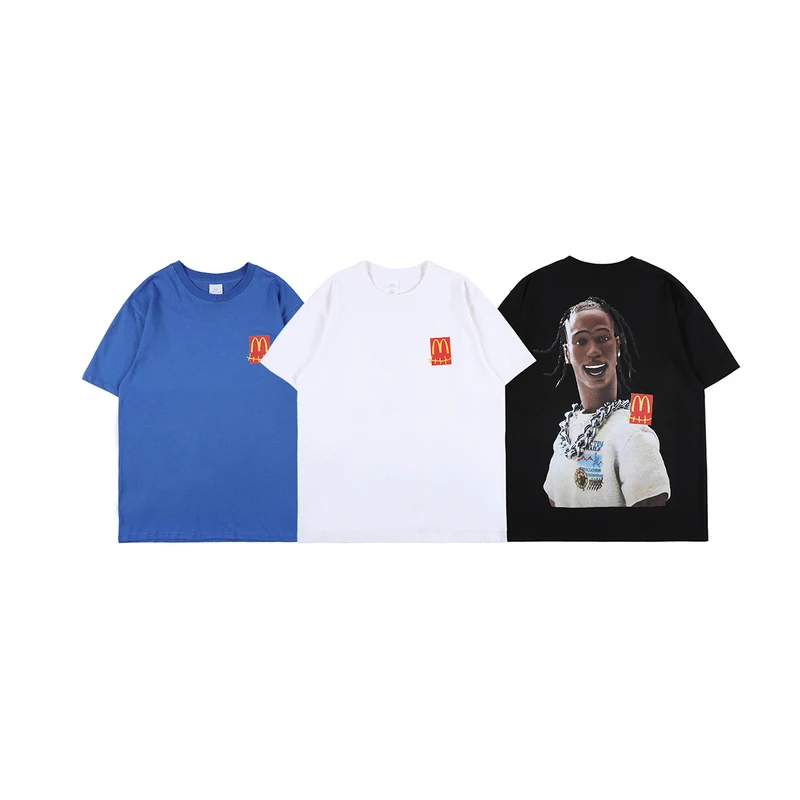 Travis Scott Cactus Jack T-Shirt High Street Pure Cotton Fries Printed Men and Women High Quality Loose Short Sleeve T Shirt
Travis Scott Cactus Jack T-Shirt High Street Pure Cotton Fries Printed Men and Women High Quality Loose Short Sleeve T Shirt