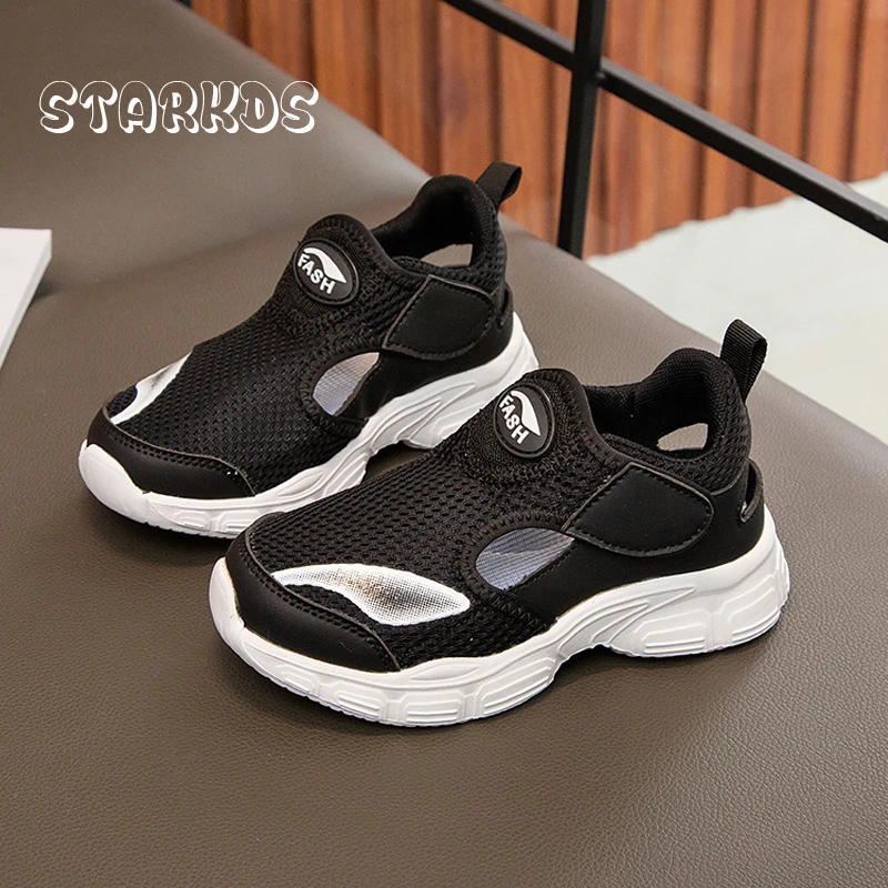 Slip-on Mesh Sneakers Boys Summer Sporty Sandals Girls Breathable Running Tennis Kids Brand Design Soft Shoes with Hook & Loop
Slip-on Mesh Sneakers Boys Summer Sporty Sandals Girls Breathable Running Tennis Kids Brand Design Soft Shoes with Hook & Loop