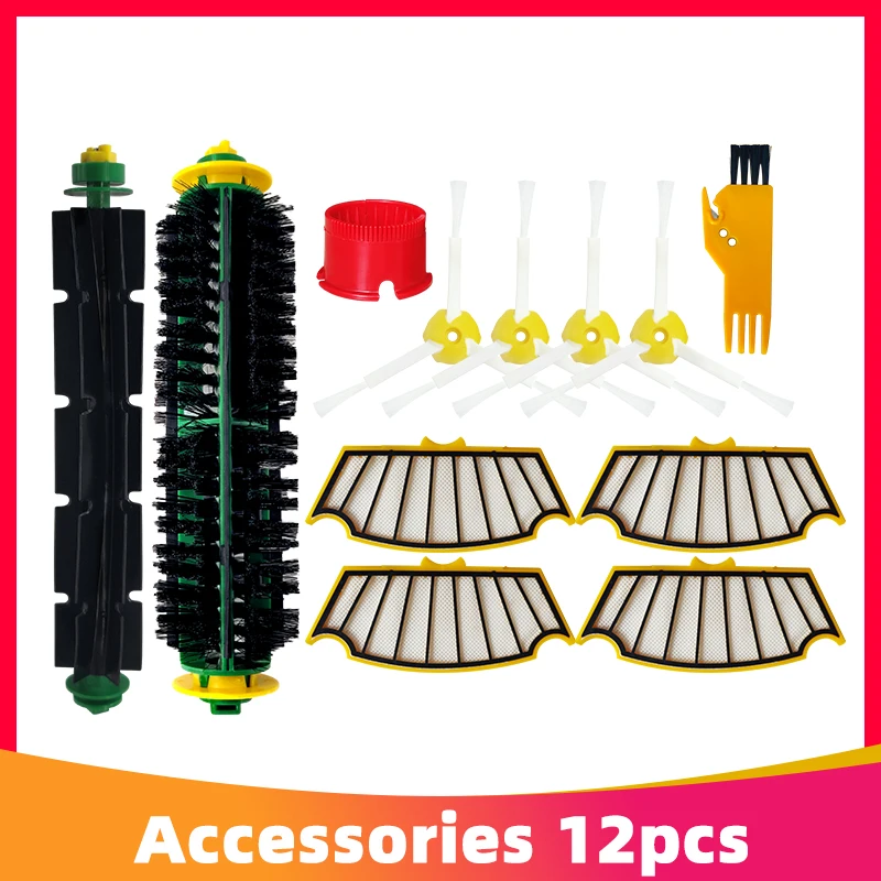 Main Brush Hepa Filter Castor Wheel Replacement Kit for IRobot Roomba 500 Series 520 529 530 540 550 560 Robotic Vacuum Cleaner
Main Brush Hepa Filter Castor Wheel Replacement Kit for IRobot Roomba 500 Series 520 529 530 540 550 560 Robotic Vacuum Cleaner