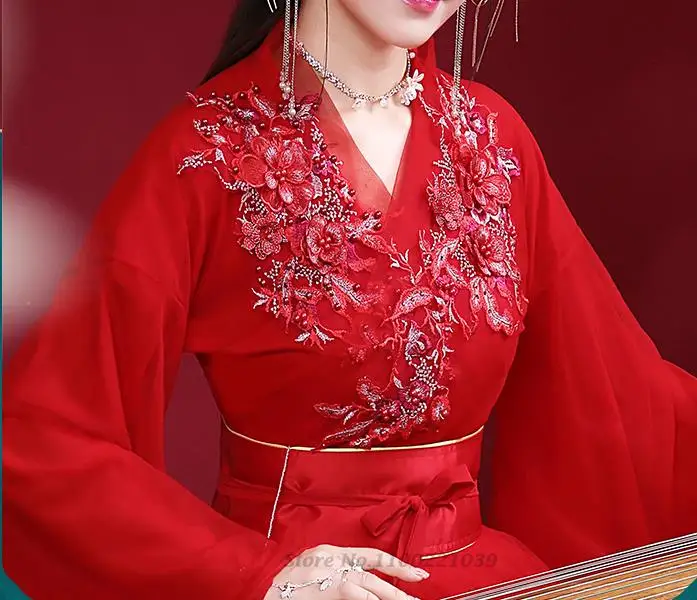 2023 traditional chinese chiffon dress hanfu flower embroidery dress folk dance suit oriental fairy cosplay costume dance dress
2023 traditional chinese chiffon dress hanfu flower embroidery dress folk dance suit oriental fairy cosplay costume dance dress