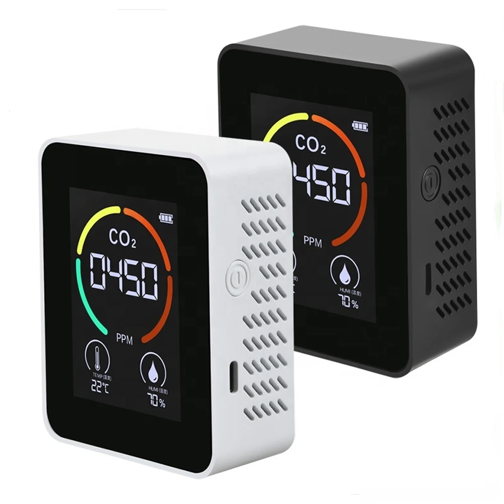 Air Monitor CO2 Carbon Dioxide Detector Greenhouse Warehouse Air Quality Temperature Humidity Monitor Fast Measurement Meter
Air Monitor CO2 Carbon Dioxide Detector Greenhouse Warehouse Air Quality Temperature Humidity Monitor Fast Measurement Meter