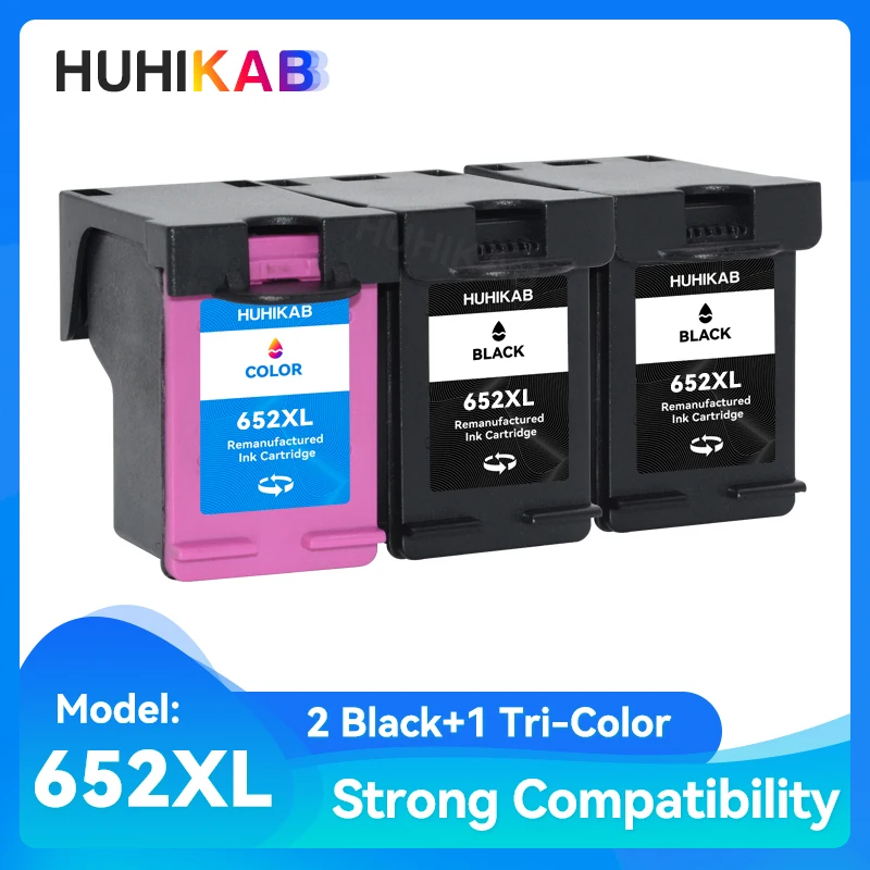 HUHIKAB 652XL For HP652 Remanufactured Ink Cartridge for HP Deskjet 1115 1118 2135 2136 2138 3635 3636 3638 3838 Printer
HUHIKAB 652XL For HP652 Remanufactured Ink Cartridge for HP Deskjet 1115 1118 2135 2136 2138 3635 3636 3638 3838 Printer