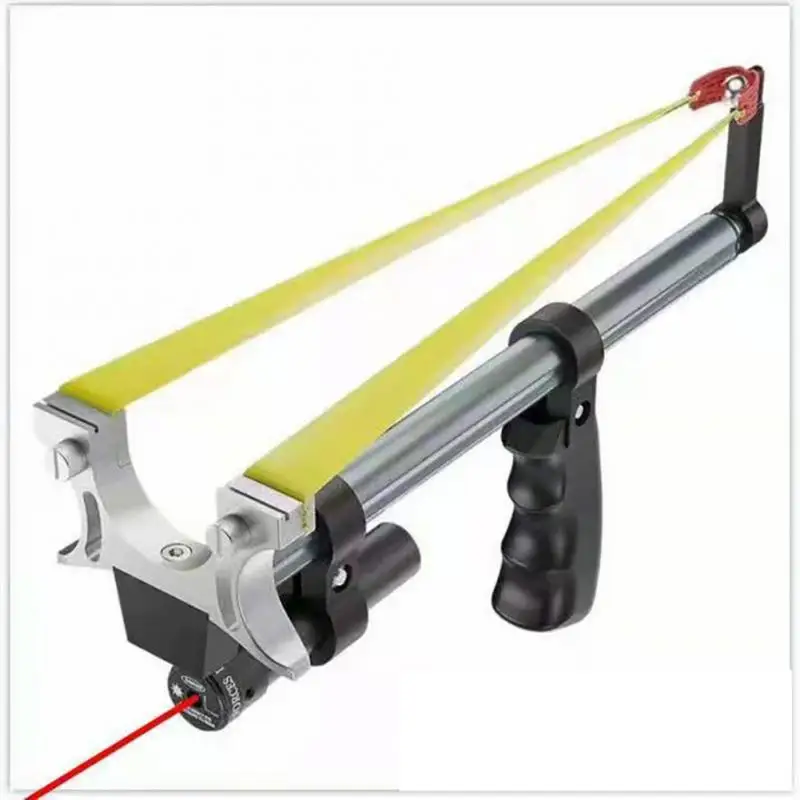 Fishing Bait Slingshot Thrower Aluminum Alloy Elastic Powerful Catapult Food Bag Laser Aiming Bait Food Thrower Fishing Tools
Fishing Bait Slingshot Thrower Aluminum Alloy Elastic Powerful Catapult Food Bag Laser Aiming Bait Food Thrower Fishing Tools