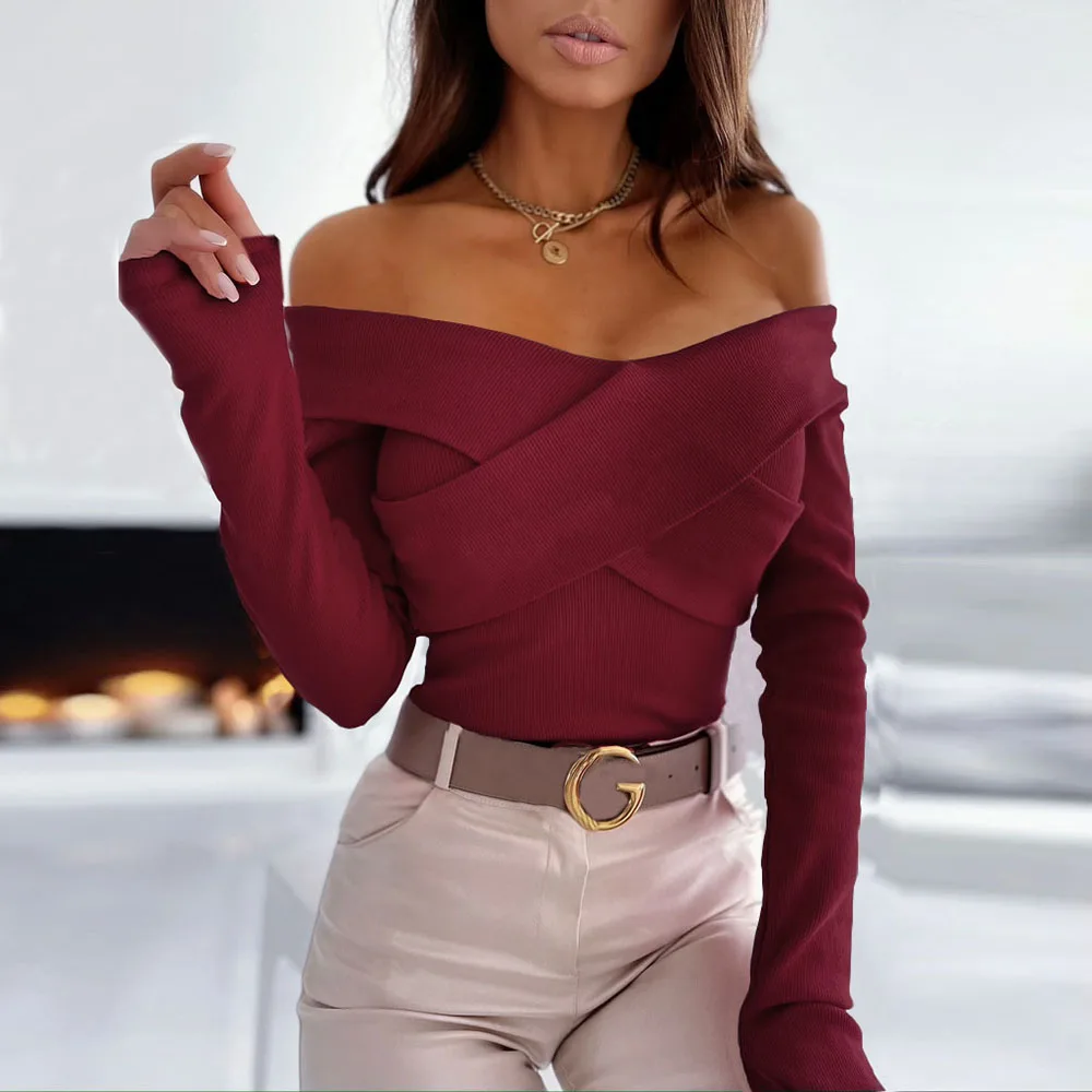 New Women Girl Autumn Fall Winter Batwing Sleeve Knitted Pullover sweater Slash Neck Off shoulder Casual sweatshirts Blouse Tops
New Women Girl Autumn Fall Winter Batwing Sleeve Knitted Pullover sweater Slash Neck Off shoulder Casual sweatshirts Blouse Tops