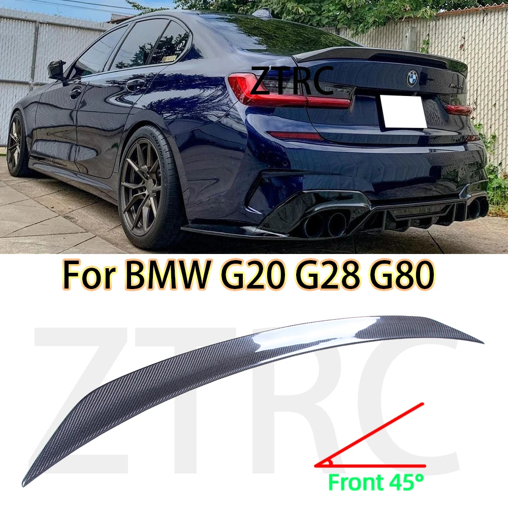Автомобильный спойлер для BMW 3 серии G20 G28/G80 M3 MP стиль из натурального углеродного волокна задний спойлер крыло багажника 2019-2024 
Автомобильный спойлер для BMW 3 серии G20 G28/G80 M3 MP стиль из натурального углеродного волокна задний спойлер крыло багажника 2019-2024