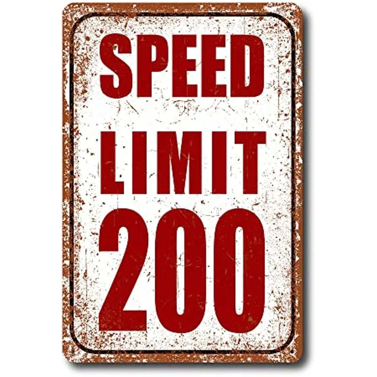 Ограничение скорости 200 знак-8X12 металлический жестяной Настенный декор для мужчин, мальчиков-Декор гоночного автомобиля комнаты-бар гаража...
Ограничение скорости 200 знак-8X12 металлический жестяной Настенный декор для мужчин, мальчиков-Декор гоночного автомобиля комнаты-бар гаража...