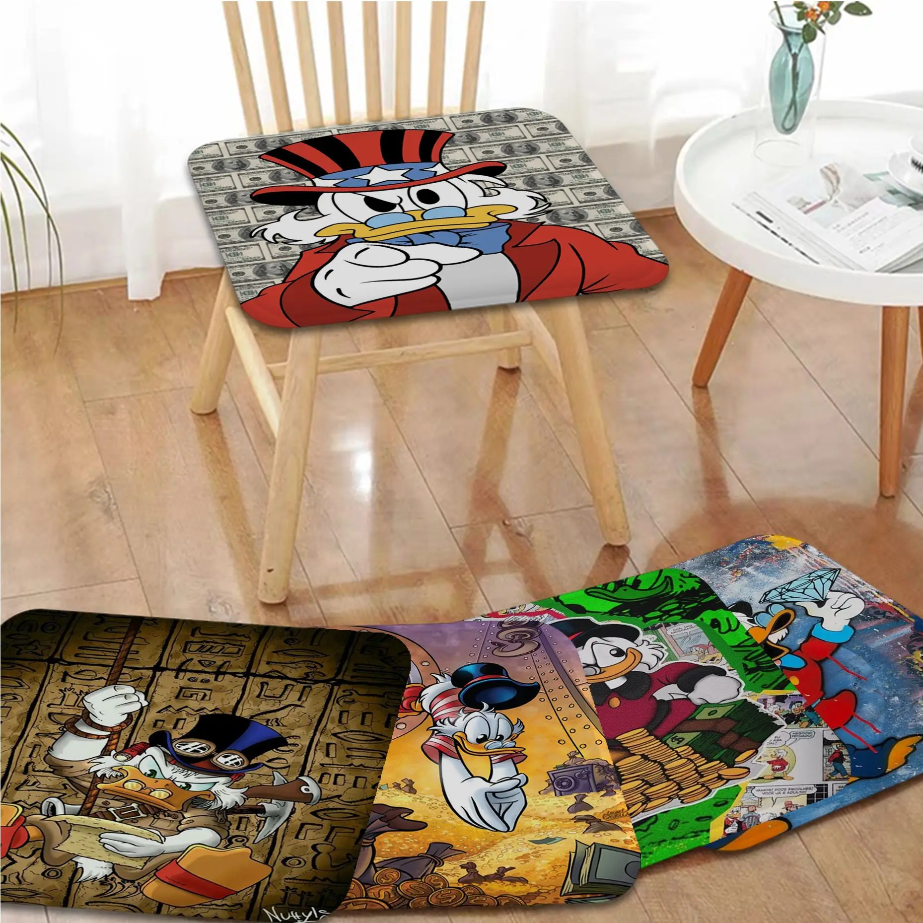 Graffiti Art Disney Donald Duck And Money Decorative Chair Mat Soft Pad Seat Cushion For Dining Patio Home Office Chair Mat Pad 
Graffiti Art Disney Donald Duck And Money Decorative Chair Mat Soft Pad Seat Cushion For Dining Patio Home Office Chair Mat Pad