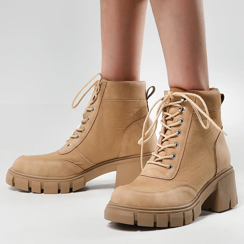Strapping Thick Soled Women's Short Boots With Round Head 2022 Autumn And Winter New Women's Shoes British Style Martin Boots
Strapping Thick Soled Women's Short Boots With Round Head 2022 Autumn And Winter New Women's Shoes British Style Martin Boots
