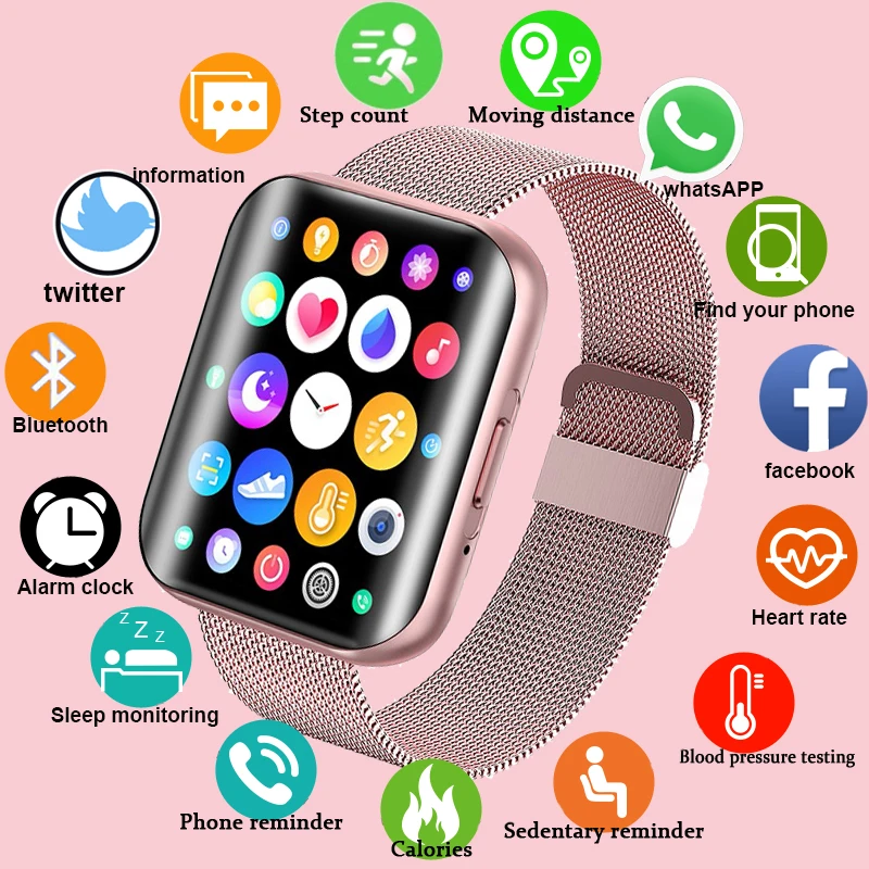 LIGE Bluetooth Call Smart Watch Woman 1.72 " Full Touch Screen Heart Rate/Sleep Monitor Watches Fitness Tracker Smartwatch Men
LIGE Bluetooth Call Smart Watch Woman 1.72 " Full Touch Screen Heart Rate/Sleep Monitor Watches Fitness Tracker Smartwatch Men