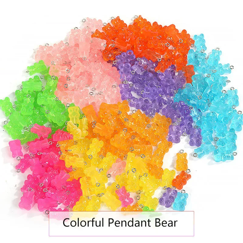 Модные милые Разноцветные серьги-подвески из смолы в виде медведя из жевательного материала для девочек, детские Мультяшные подвески, фурнитура для изготовления ювелирных изделий, 20 шт. 
Модные милые Разноцветные серьги-подвески из смолы в виде медведя из жевательного материала для девочек, детские Мультяшные подвески, фурнитура для изготовления ювелирных изделий, 20 шт.