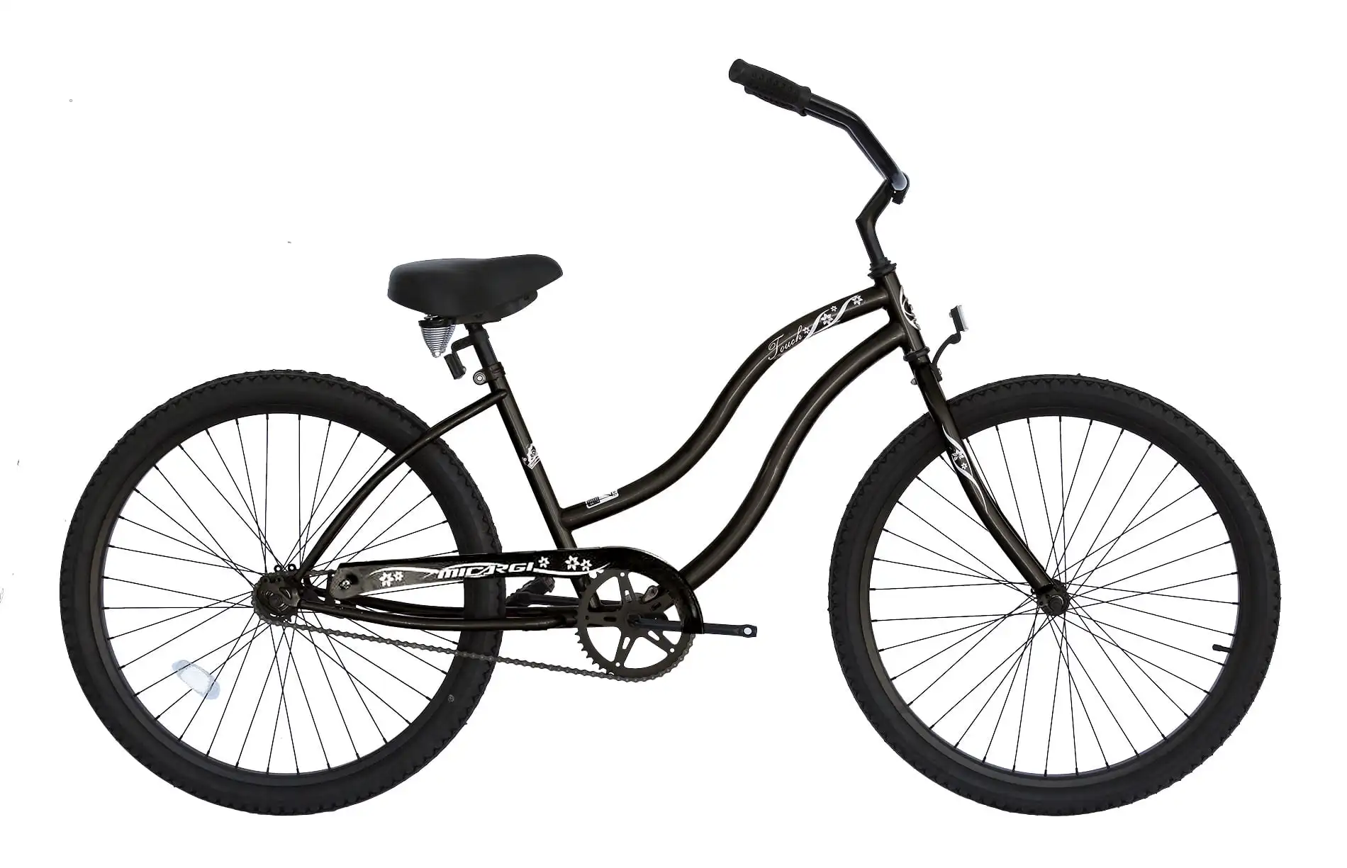 26 In. Beach Cruiser Coaster Brake Single Speed , Bike, Black Spokes Crank Alloy Black Rims 36 H - Black
26 In. Beach Cruiser Coaster Brake Single Speed , Bike, Black Spokes Crank Alloy Black Rims 36 H - Black