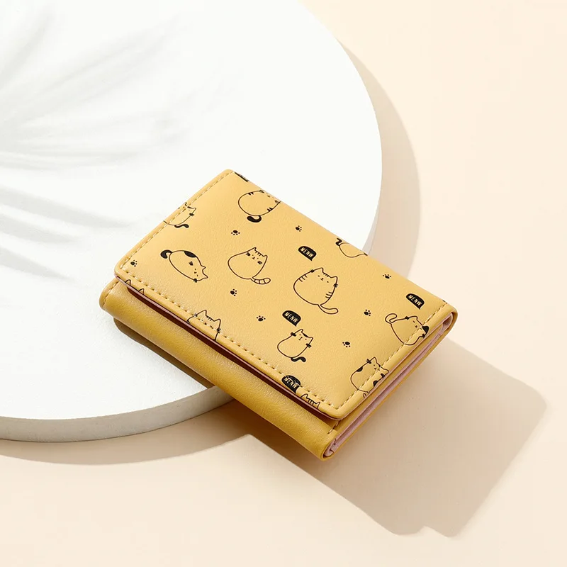 Cat Wallets for Women Fashion Cute Cartoons Luxury Women's Small Wallet Leather Short Card Hold Package Female Wallet Coin Purse
Cat Wallets for Women Fashion Cute Cartoons Luxury Women's Small Wallet Leather Short Card Hold Package Female Wallet Coin Purse