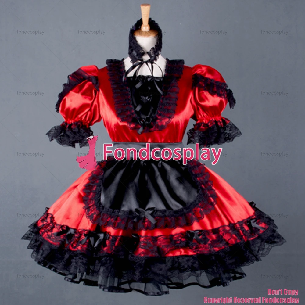 Одежда для взрослых fondcosplay, сексуальная, с перекрестными ремнями, с замком, красная, атласная, французская форма, платье, черный фартук, изгот...
Одежда для взрослых fondcosplay, сексуальная, с перекрестными ремнями, с замком, красная, атласная, французская форма, платье, черный фартук, изгот...