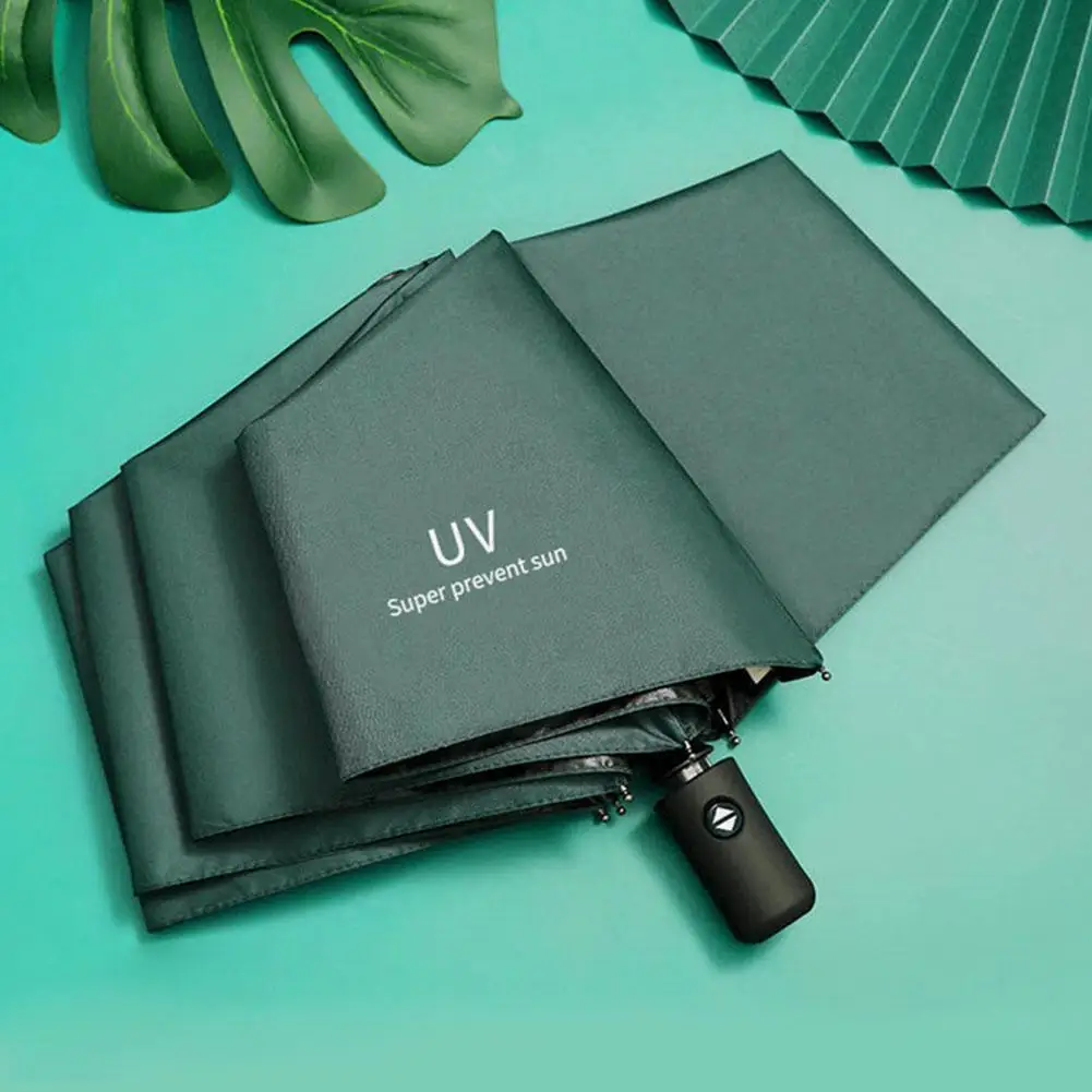 

Автоматический мини-зонт с защитой от УФ-излучения, зонтик от дождя и солнца для женщин, складной, мужской, детский, ветрозащитный, портативный зонт от солнца O0B0