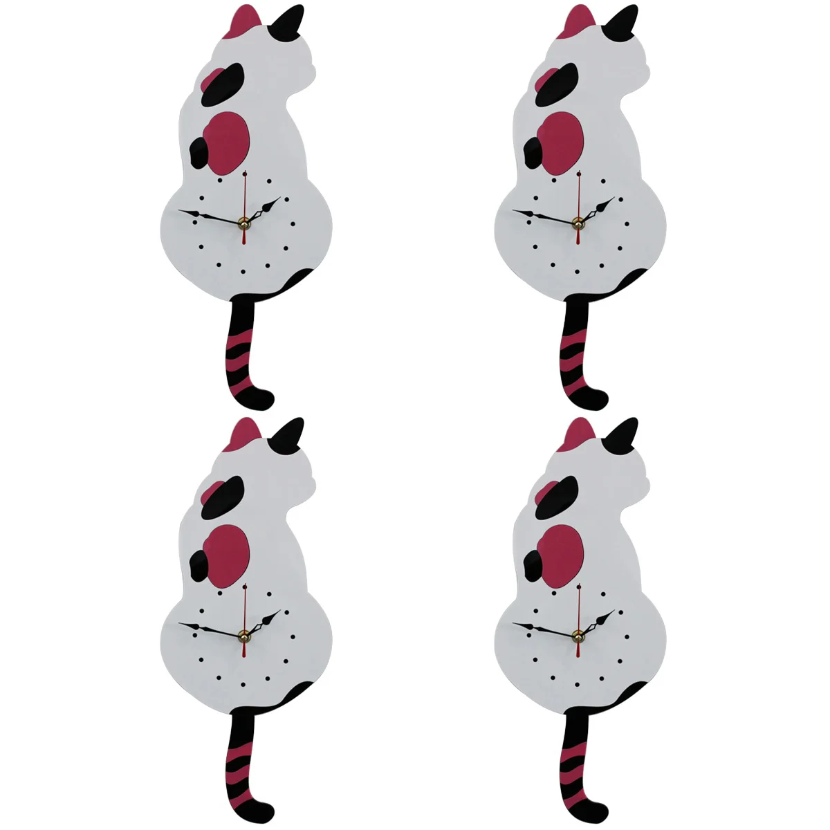 4 Pack Cat Wall Clock Decor Home Bathroom Cat Clocks Decorate Modern Wall Clock Acrylic Wall Clocks Farmhouse
4 Pack Cat Wall Clock Decor Home Bathroom Cat Clocks Decorate Modern Wall Clock Acrylic Wall Clocks Farmhouse