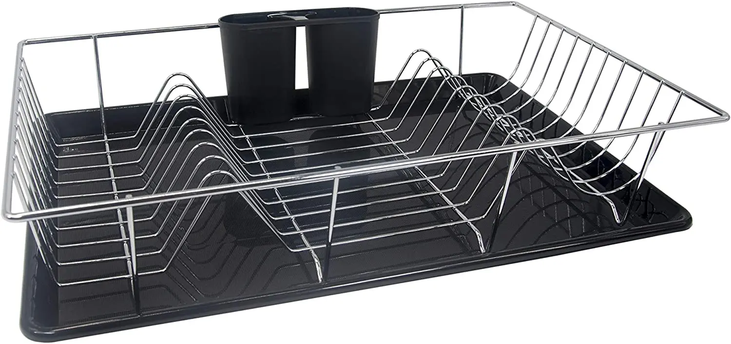 Stainless Steel Dishwasher Drain with Collector Tray 18 Dishes Stand Rack Kitchen Dish Lid Drain Holder Organizer
Stainless Steel Dishwasher Drain with Collector Tray 18 Dishes Stand Rack Kitchen Dish Lid Drain Holder Organizer