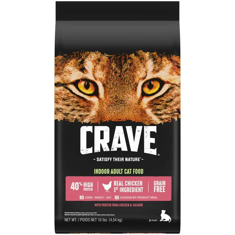 Free with Protein from Chicken & Salmon Indoor Dry Cat Food for Adult Cat, 10 lb Bag Bunny accessories pet Guinea pig accessorie
Free with Protein from Chicken & Salmon Indoor Dry Cat Food for Adult Cat, 10 lb Bag Bunny accessories pet Guinea pig accessorie
