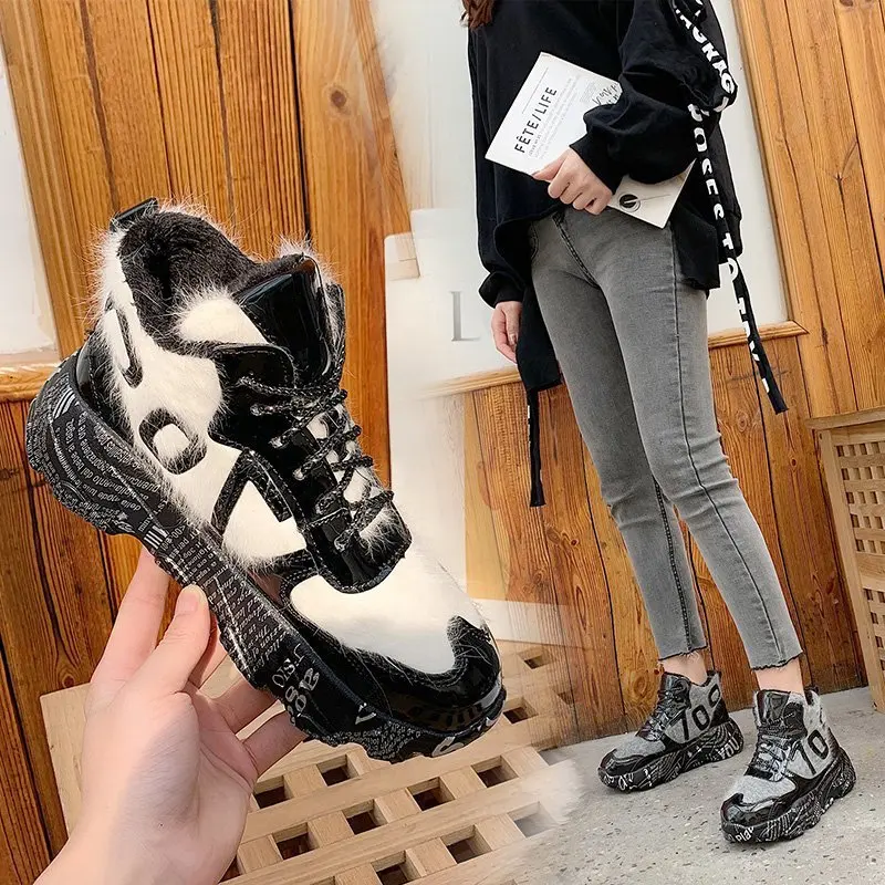 Fashion Womens Furry Boots Autumn New Sports Cotton Boot Woman Platform Shoes Female Casual Keep Warm Travel Shoes Women
Fashion Womens Furry Boots Autumn New Sports Cotton Boot Woman Platform Shoes Female Casual Keep Warm Travel Shoes Women