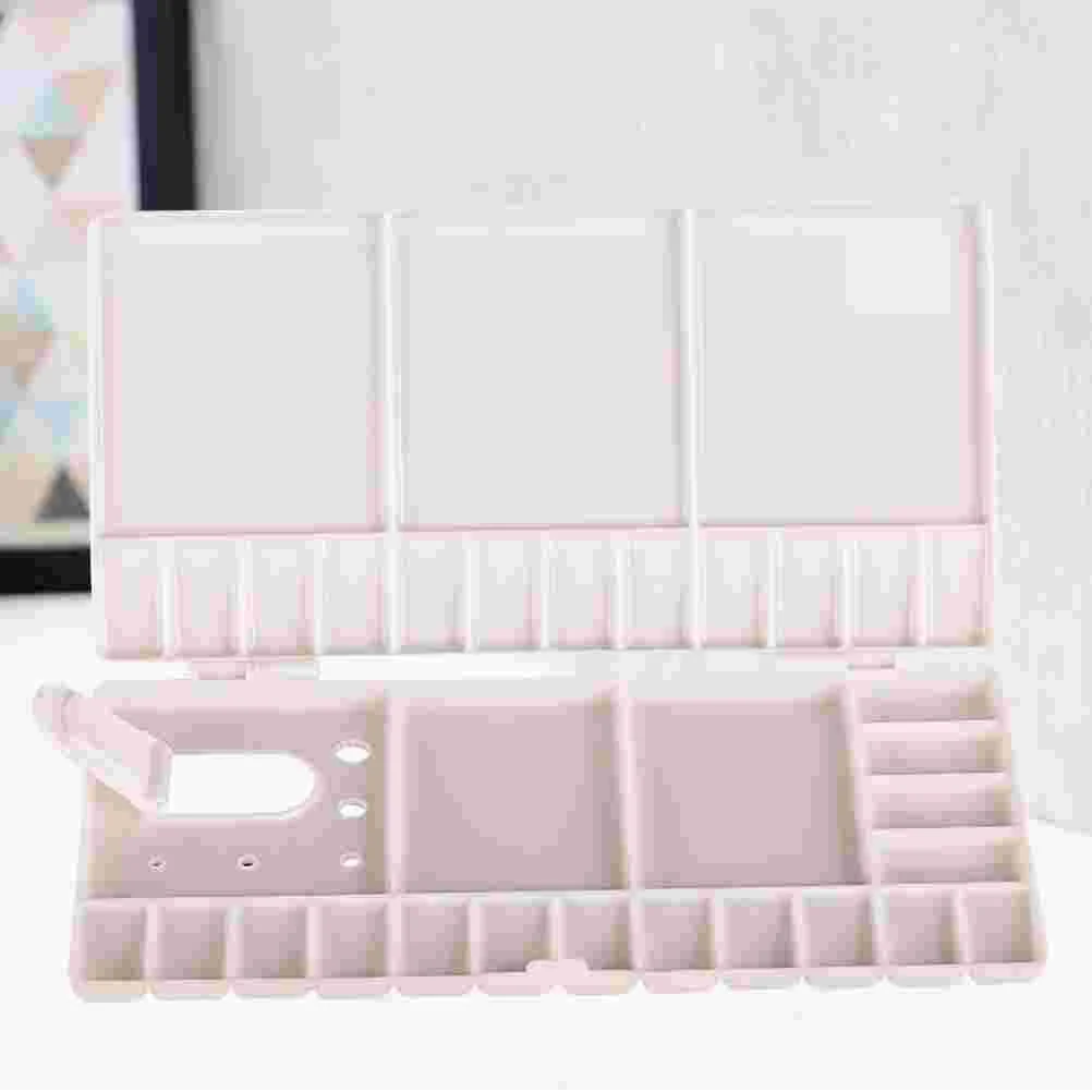 1 Pc Watercolor Folding Tray Painting Pallet with 33 Compartments Thumbhole and Brush Holders ( White )
1 Pc Watercolor Folding Tray Painting Pallet with 33 Compartments Thumbhole and Brush Holders ( White )