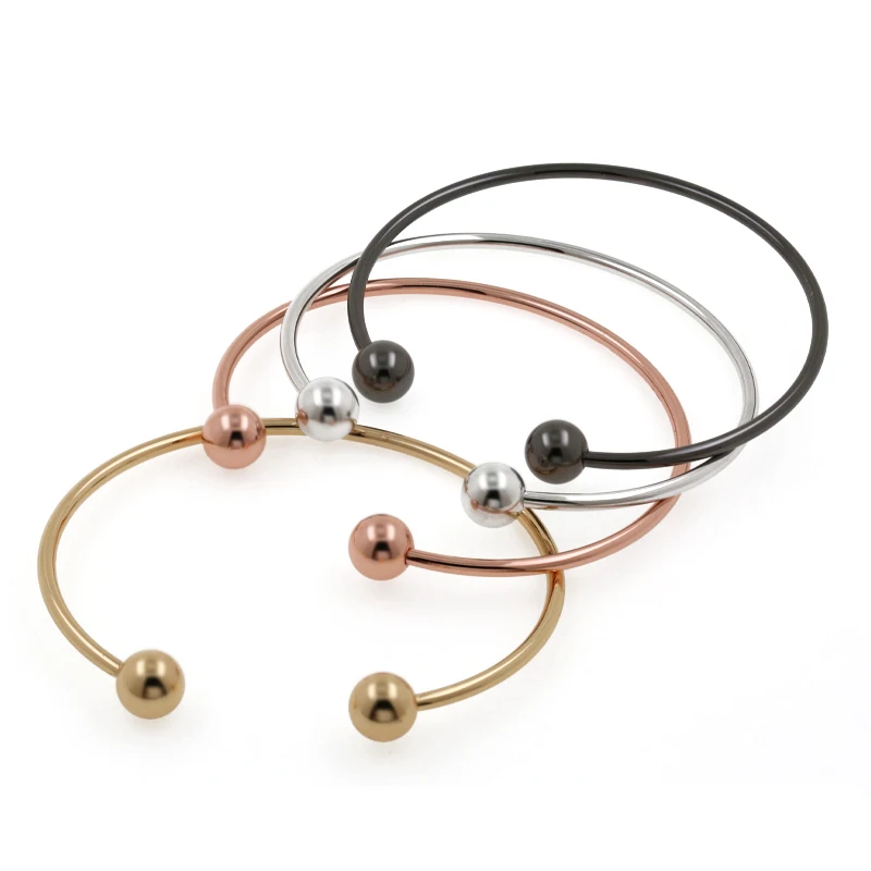2 Pcs/lot 2022 New Stainless Steel Bracelets Handmade Two Beads Adjustable Bangle For Diy Jewelry Making Accessories Wholesale
2 Pcs/lot 2022 New Stainless Steel Bracelets Handmade Two Beads Adjustable Bangle For Diy Jewelry Making Accessories Wholesale
