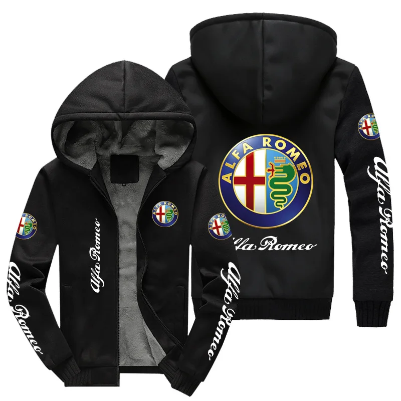 High Quality New Winter Men Fashion Long Sleeve Alfa Romeo Logo Jacket Hoodies Casual Zipper Wool Liner Fleece Sweatshirts Coat
High Quality New Winter Men Fashion Long Sleeve Alfa Romeo Logo Jacket Hoodies Casual Zipper Wool Liner Fleece Sweatshirts Coat