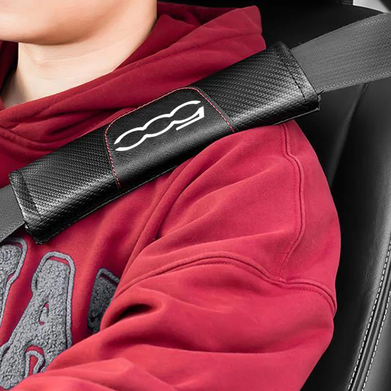 For Fiat 500 2pcs Car Seat Belt Cover Carbon Fiber Texture Pu Leather Car Seat Belt Shoulder Pad Car Accessories Car Styling
For Fiat 500 2pcs Car Seat Belt Cover Carbon Fiber Texture Pu Leather Car Seat Belt Shoulder Pad Car Accessories Car Styling