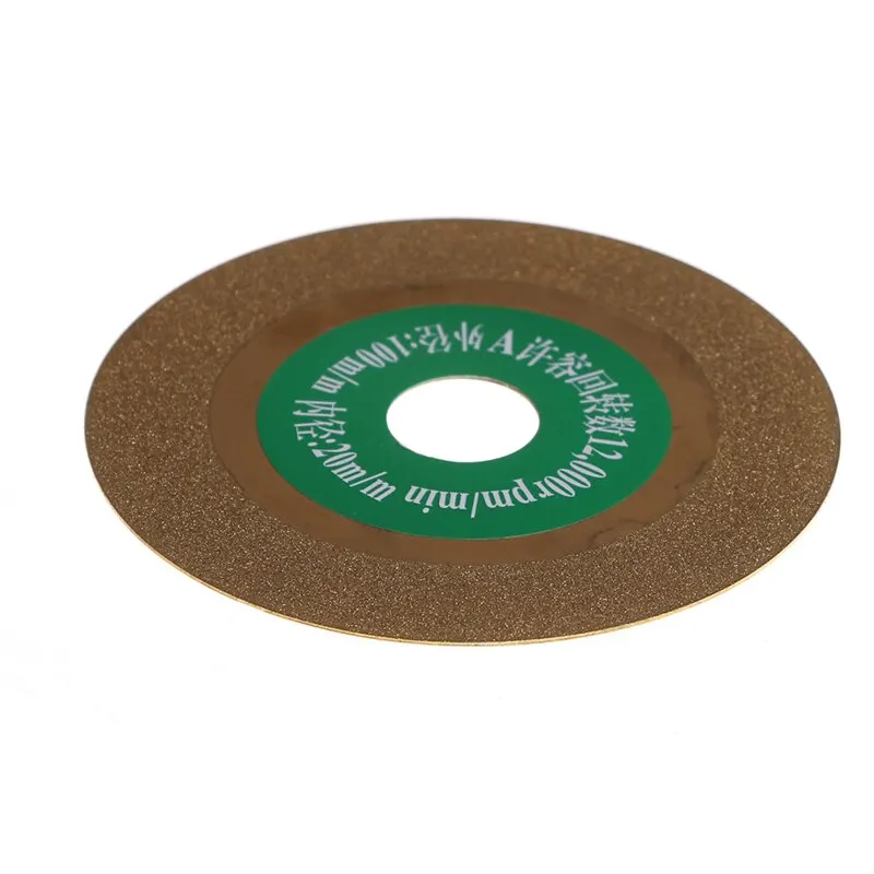 Diamond Wheel Grinding Disc Grain Fineness Cutting Electroplated Saw Blade 100mm Rotary Tool 1pc
Diamond Wheel Grinding Disc Grain Fineness Cutting Electroplated Saw Blade 100mm Rotary Tool 1pc