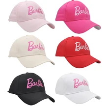 Sunscreen Appliance Barbie Sign Women Baseball Cap Outdoor Products Pool Beach Party Supplies Adjustable Hat for Girl Decoration
