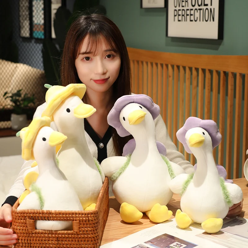 New Arrival 35/40/55cm Duck Doll Flower Duck Plush Toy Stuffed Animal Throw Pillows Kute Animals Toys Wonferful Gifts for Kids
New Arrival 35/40/55cm Duck Doll Flower Duck Plush Toy Stuffed Animal Throw Pillows Kute Animals Toys Wonferful Gifts for Kids