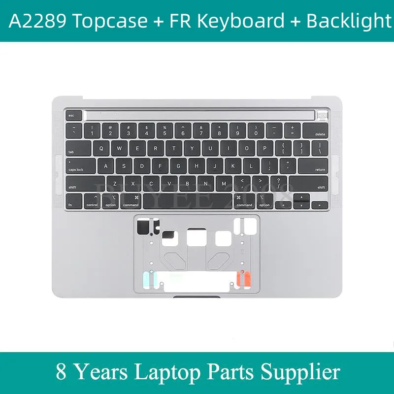 Оригинальная новая A2289 FR Клавиатура 2020 года для Macbook Pro 13,3 дюймов A2289 Topcase с французской клавиатурой с заменой подсветки
Оригинальная новая A2289 FR Клавиатура 2020 года для Macbook Pro 13,3 дюймов A2289 Topcase с французской клавиатурой с заменой подсветки