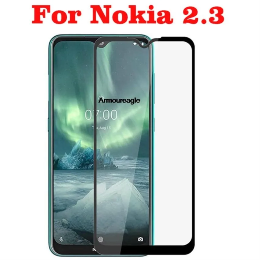 3d защитное стекло из закаленного стекла с полным клеем для nokia 2 3 полноэкранная