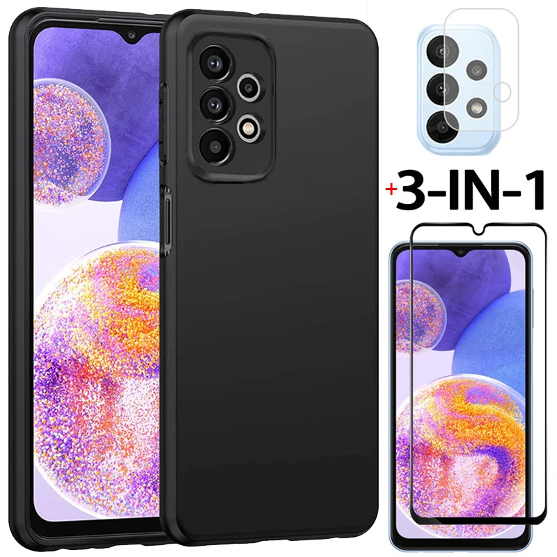 case for samsung a23, glass + tpu case samsung a22s a32 a33 5g soft anti-shock phone cases a22 4g cover samsung galaxy a23 case
case for samsung a23, glass + tpu case samsung a22s a32 a33 5g soft anti-shock phone cases a22 4g cover samsung galaxy a23 case