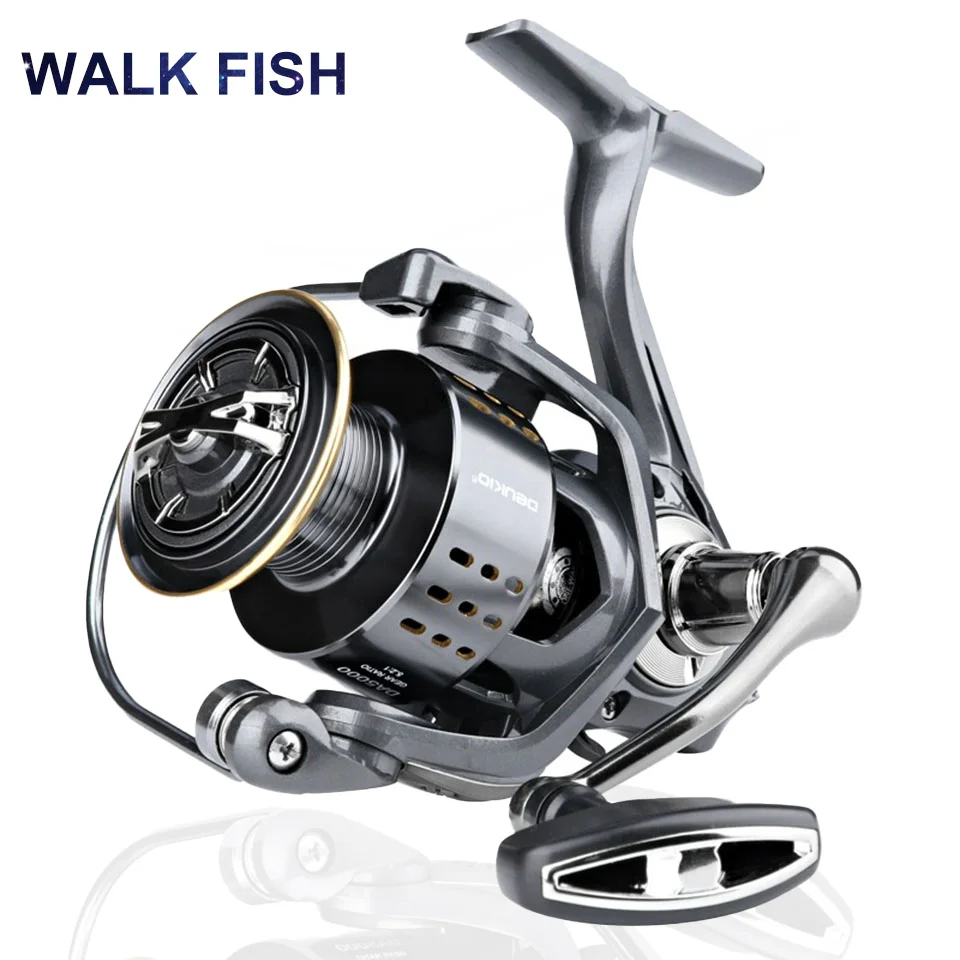 Спиннинговая катушка WALK FISH, 5,2: 1/4.9:1, высокая скорость, 15 кг, тормозная сила, морская Рыболовная катушка
Спиннинговая катушка WALK FISH, 5,2: 1/4.9:1, высокая скорость, 15 кг, тормозная сила, морская Рыболовная катушка
