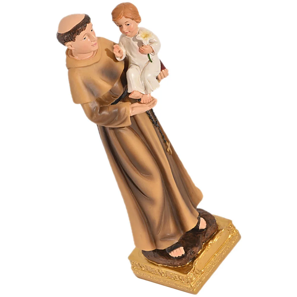 Anthony Ornament Decorative Resin Sculpture Statues Religious Decorations Decors
Anthony Ornament Decorative Resin Sculpture Statues Religious Decorations Decors