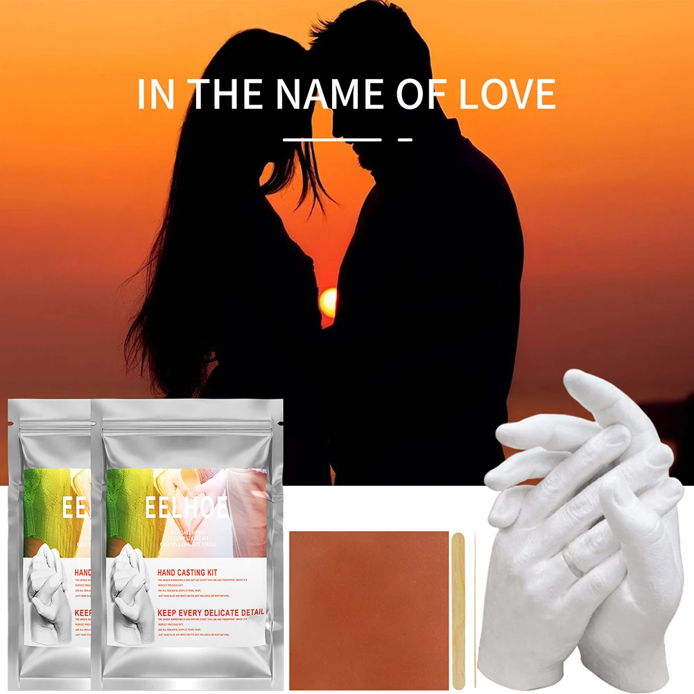 50g Hands Casting Kit DIY Plaster Statue Molding Hand Holding Craft For Couples Adult & Child Wedding Friends Anniversary
50g Hands Casting Kit DIY Plaster Statue Molding Hand Holding Craft For Couples Adult & Child Wedding Friends Anniversary