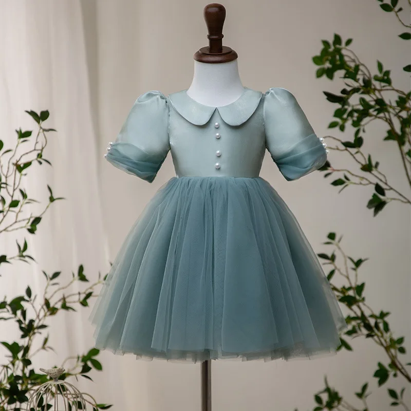 Детское кружевное платье принцессы, зеленое платье на первый день рождения, для крещения
Детское кружевное платье принцессы, зеленое платье на первый день рождения, для крещения